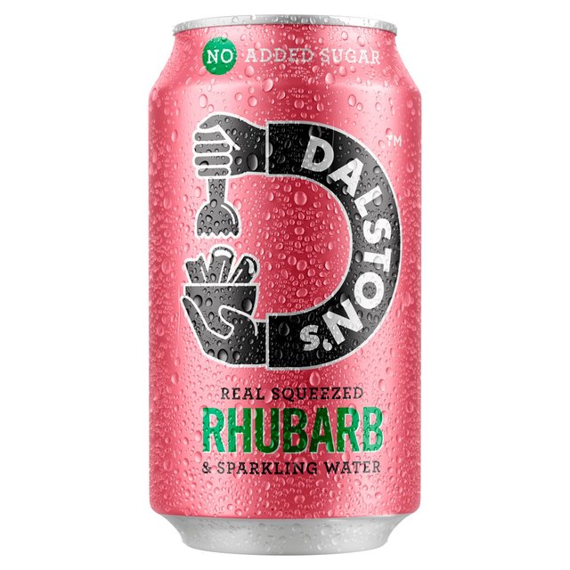 Dalstons No Added Sugar Soda - Rhubarb X 24 X 330ml