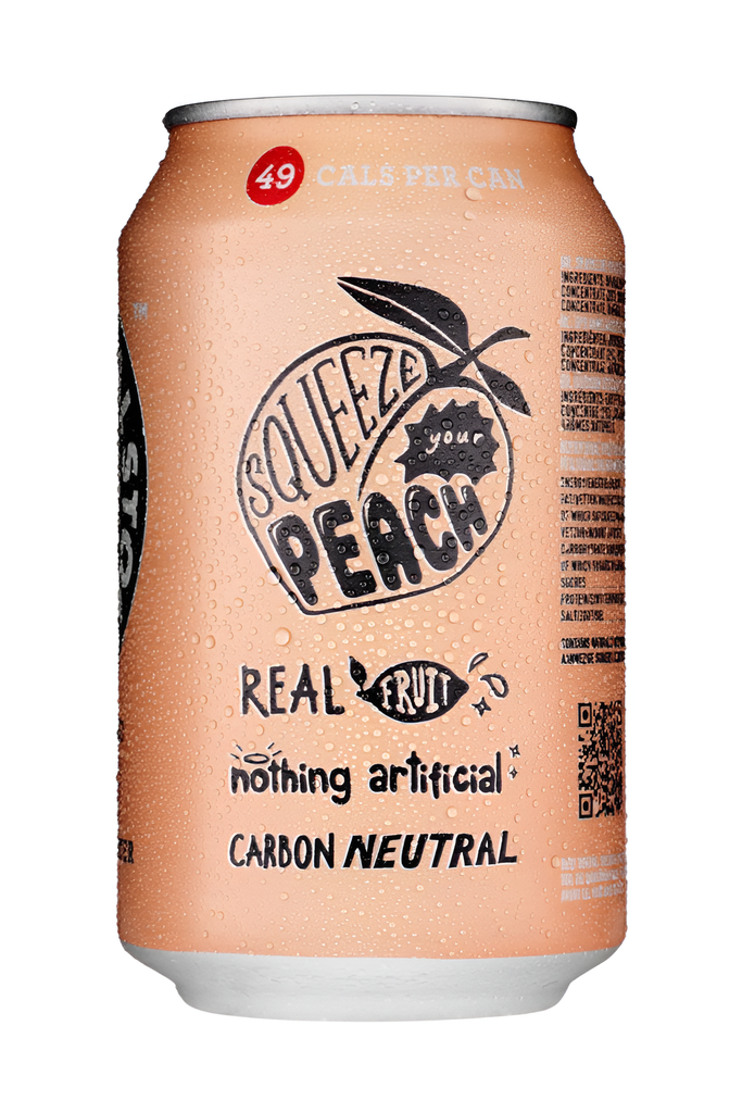 Dalstons No Added Sugar Soda - Peach Soda x 24 X 330ml
