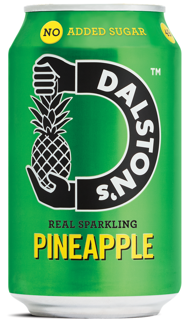 Dalstons No Added Sugar Soda - Pineapple X 24 X 330ml
