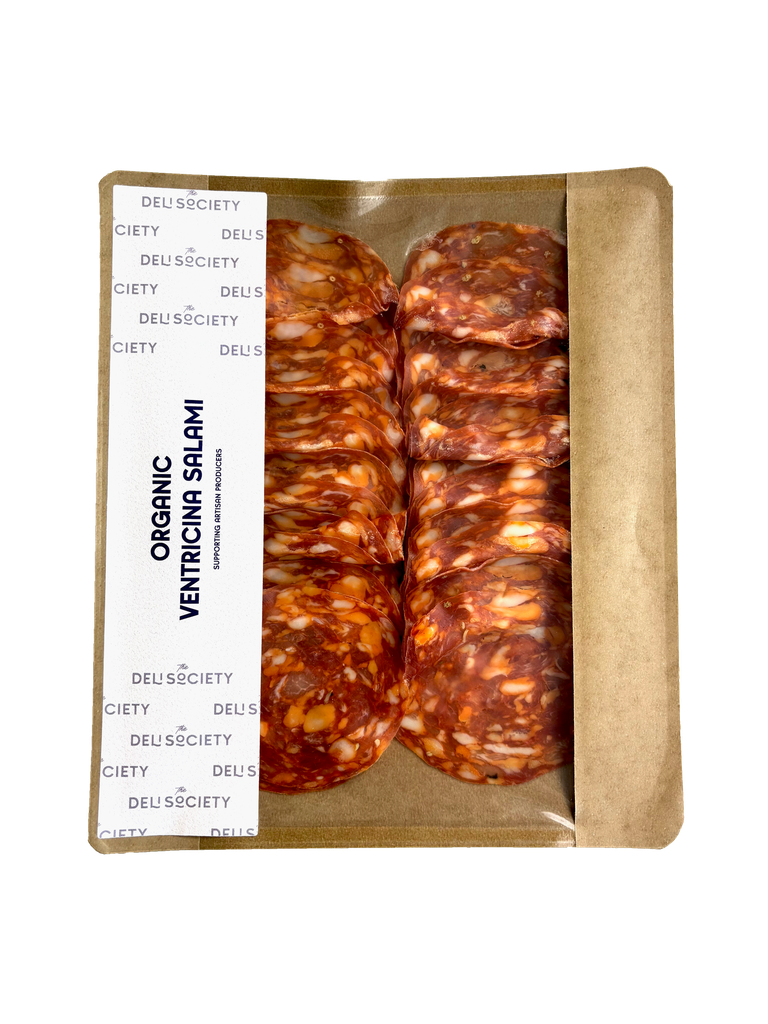 Deli Society Organic Charcuterie - Italian Salami Ventricina 70g