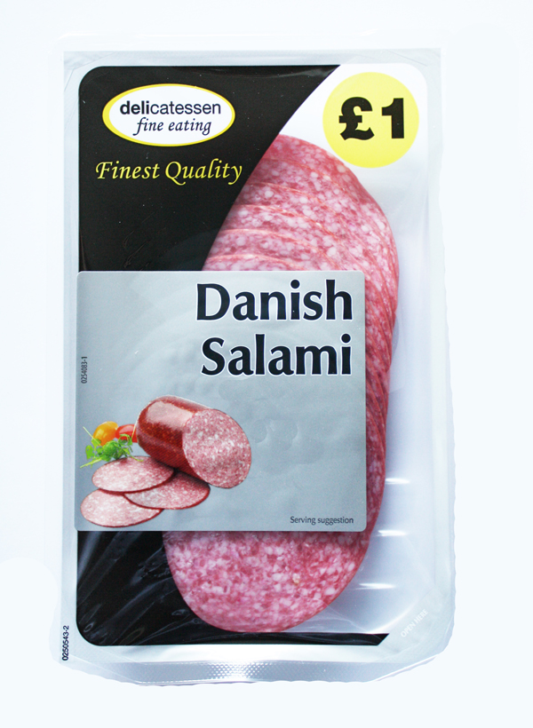 Delicatessen Sliced Meats PM £1 - Danish Salami 80g