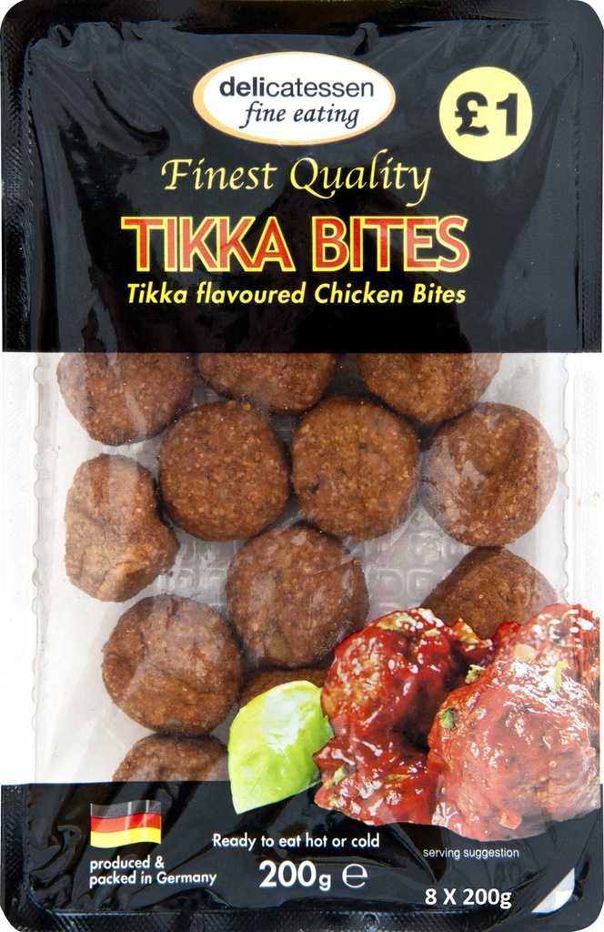 Delicatessen Meatballs PM £1 - Tikka Bites 200g