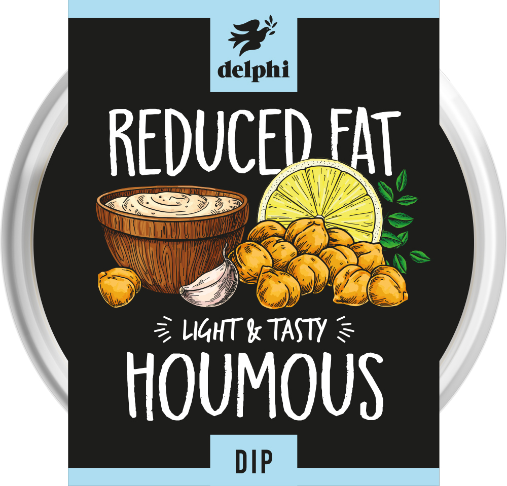 Delphi Dips - Low Fat Houmous 170g