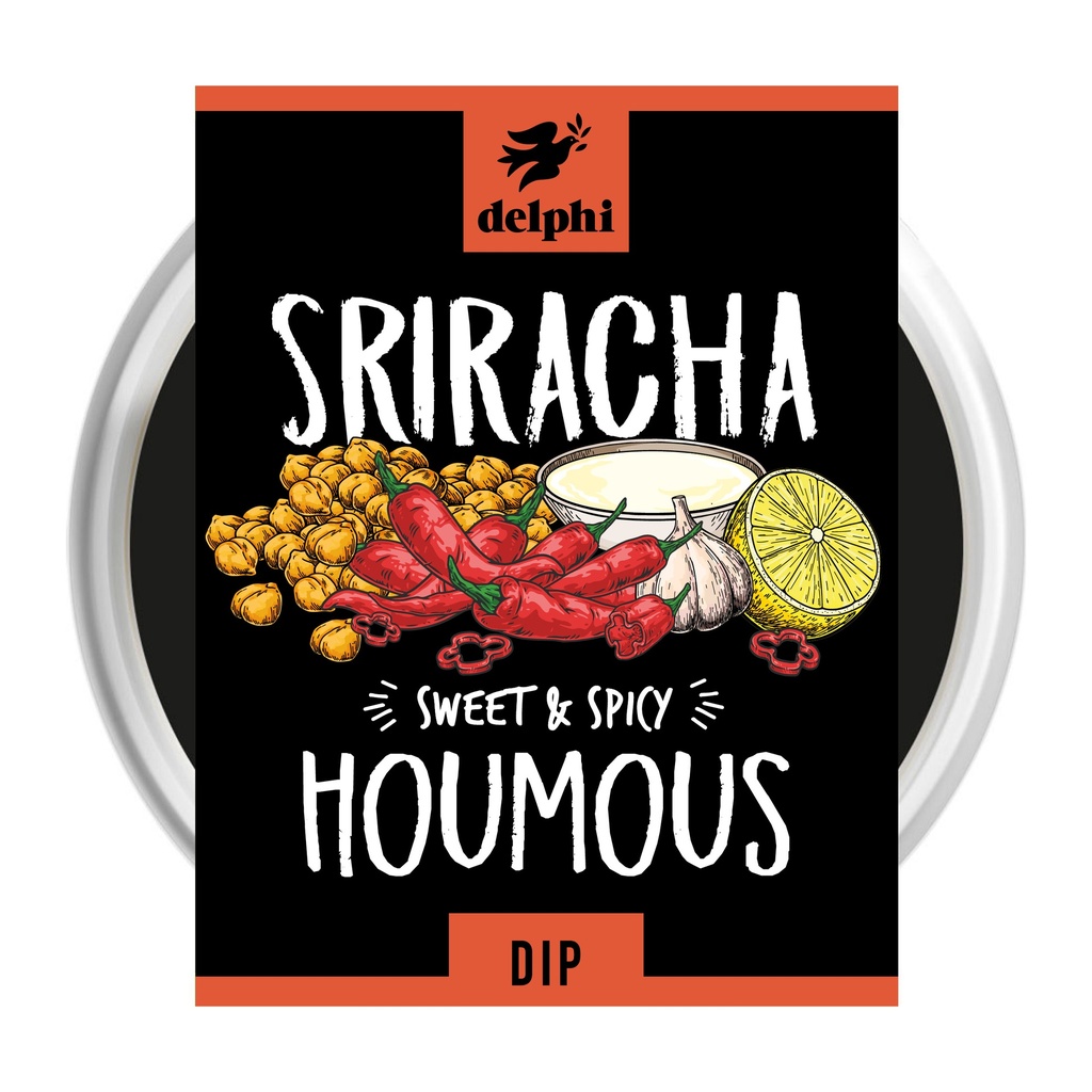 Delphi Dips - Sriracha Houmous 170g
