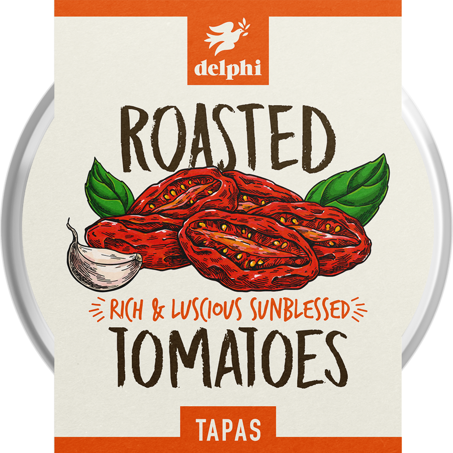 Delphi Olives & Tapas - Roasted Tomatoes 160g