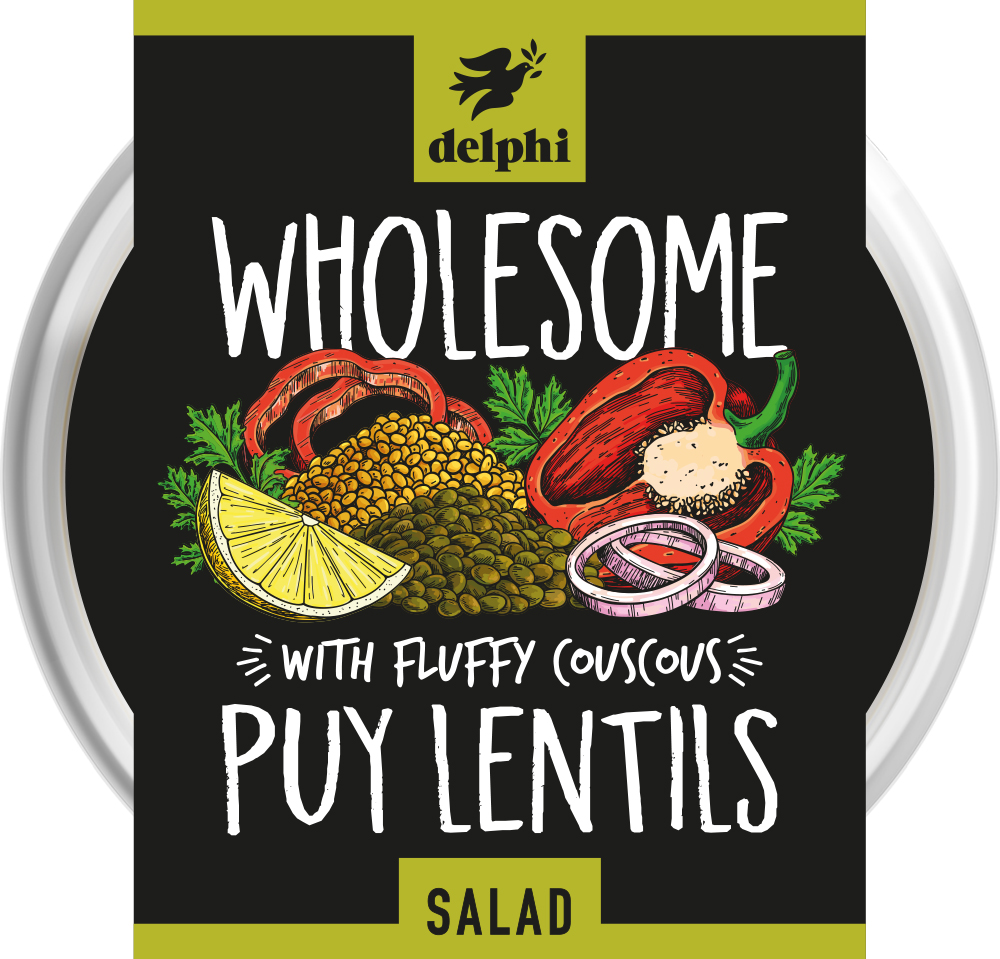 Delphi Salads - Puylentil & Couscous 185g