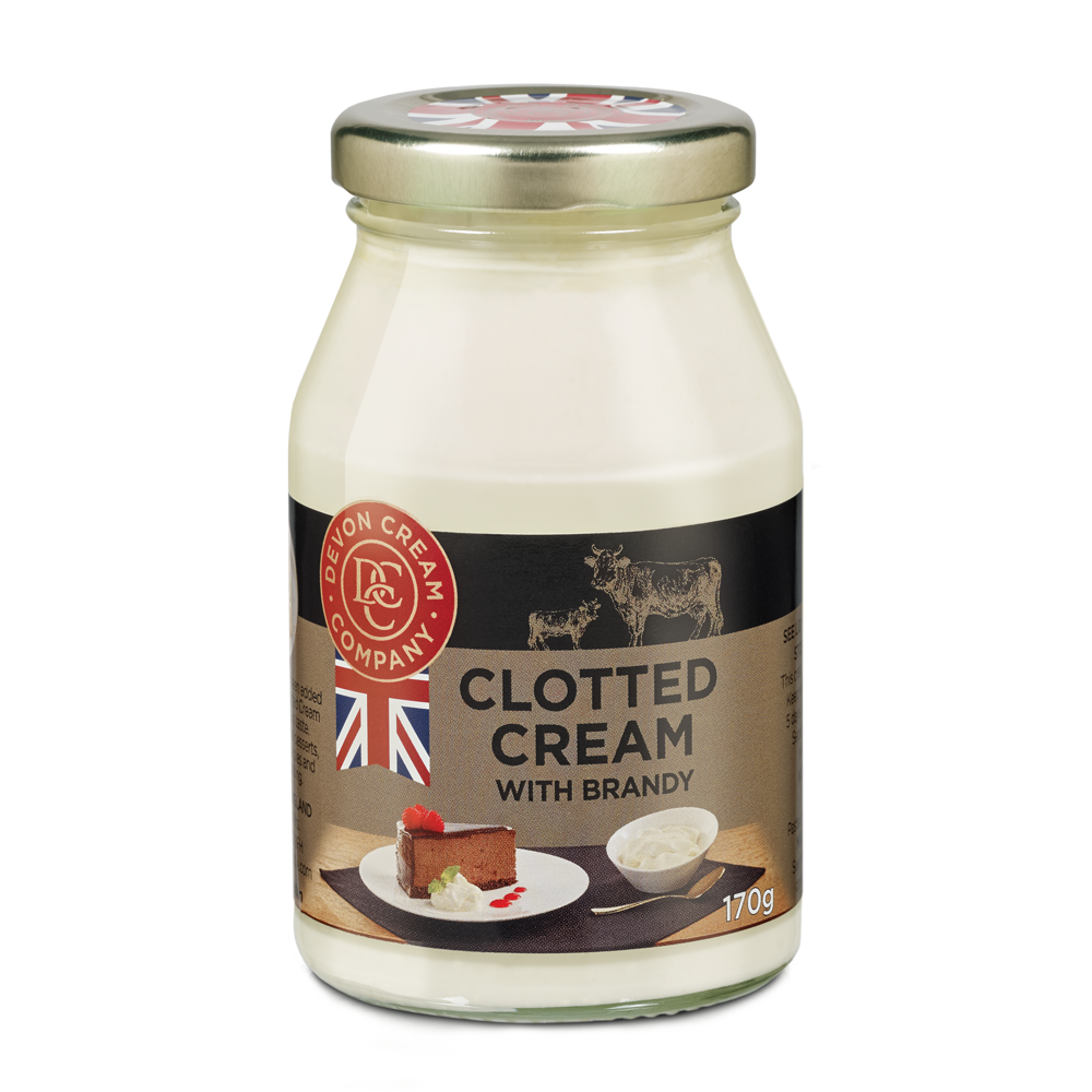 [20% OFF] Devon Cream Co Clotted Cream - With Brandy 8% ABV 170g