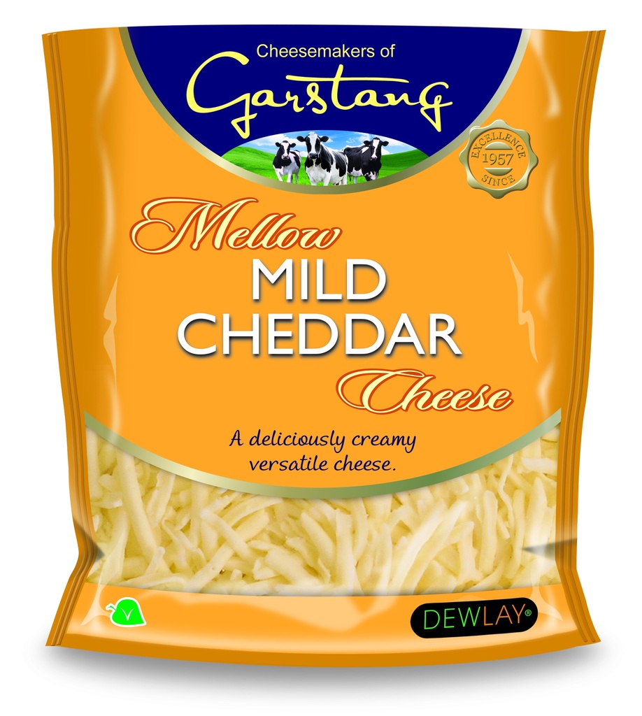 Dewlay Cheese - Grated Mild Cheddar 180g