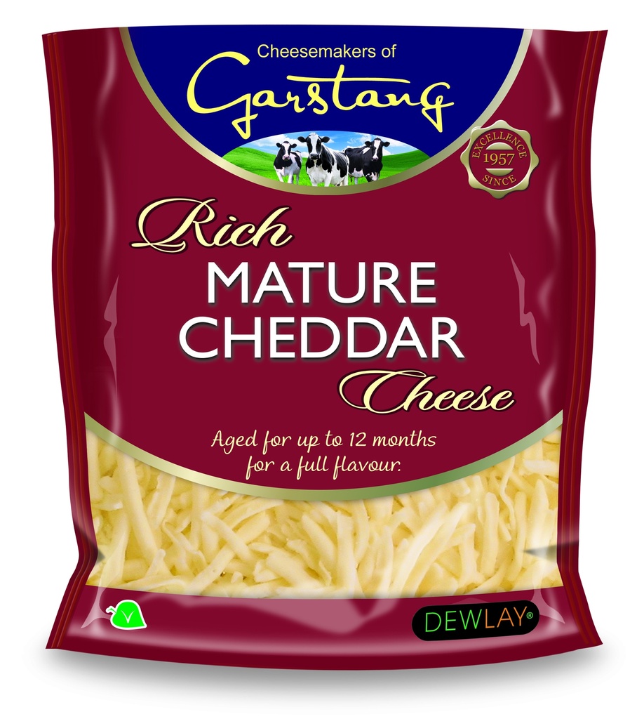 Dewlay Cheese - Grated Mature Cheddar 180g
