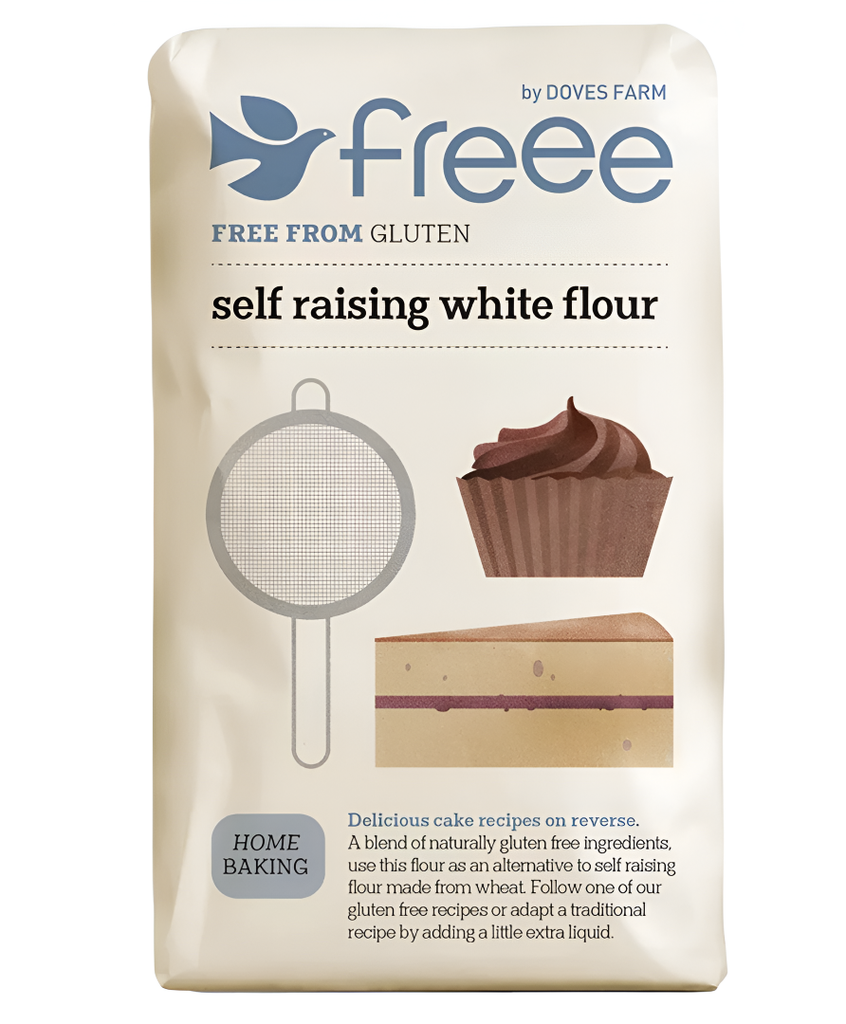 Doves Farm Flour - Freee Self Raising White GF X 5 X 1kg