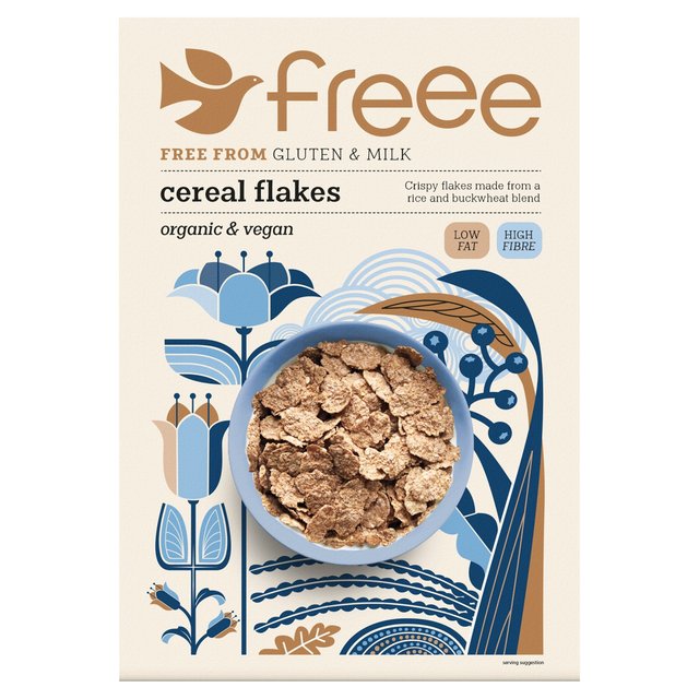 Doves Farm Gluten Free Cereal - Freee Cereal Flakes X 5 X 375g