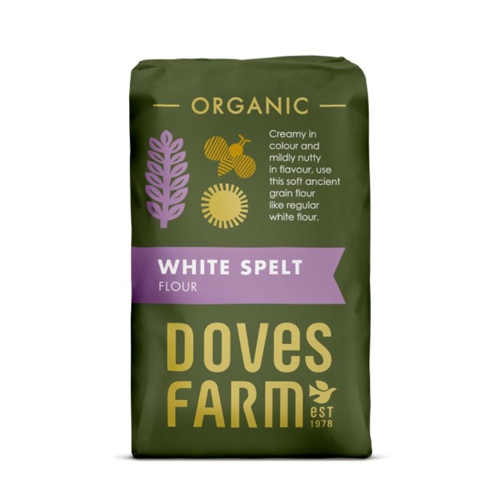 Doves Farm Organic Flour - White Spelt X 5 X 1kg