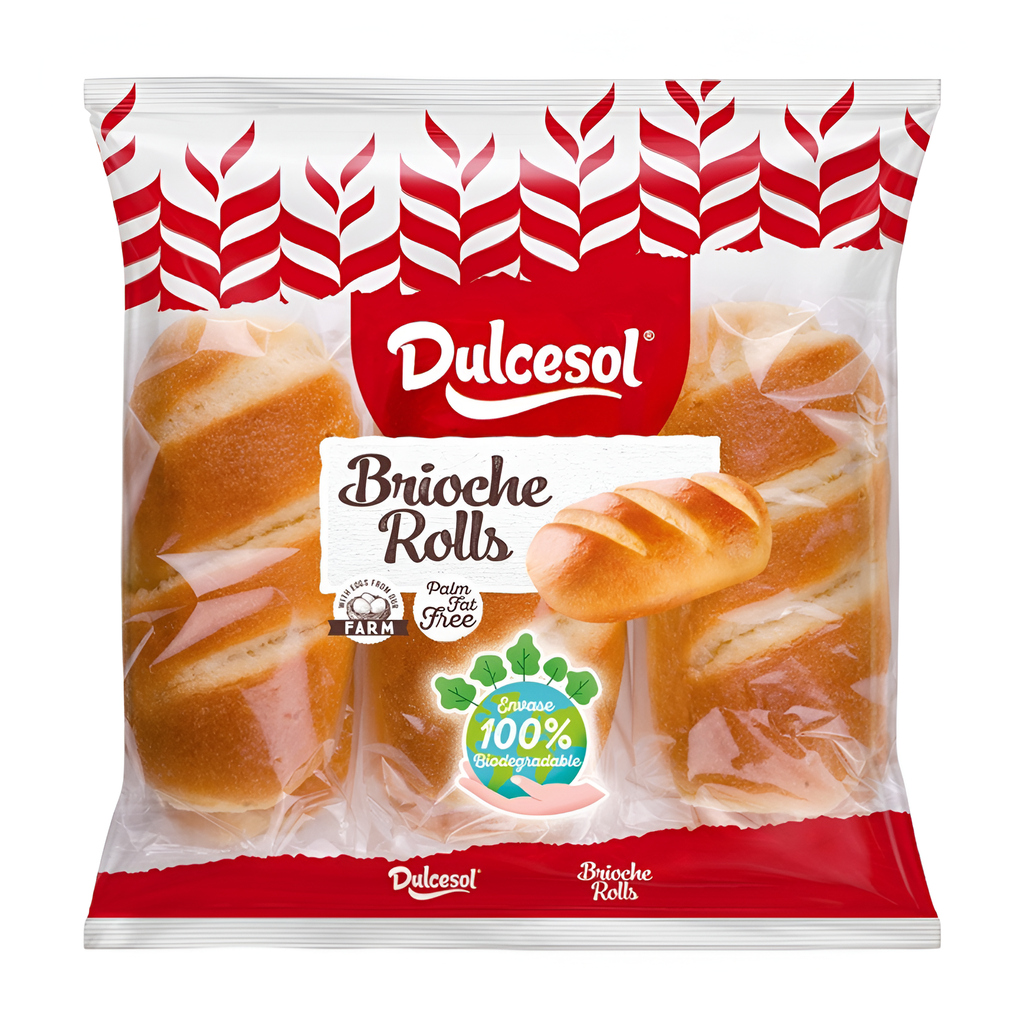 Dulcesol Buns - Brioche Roll 210g