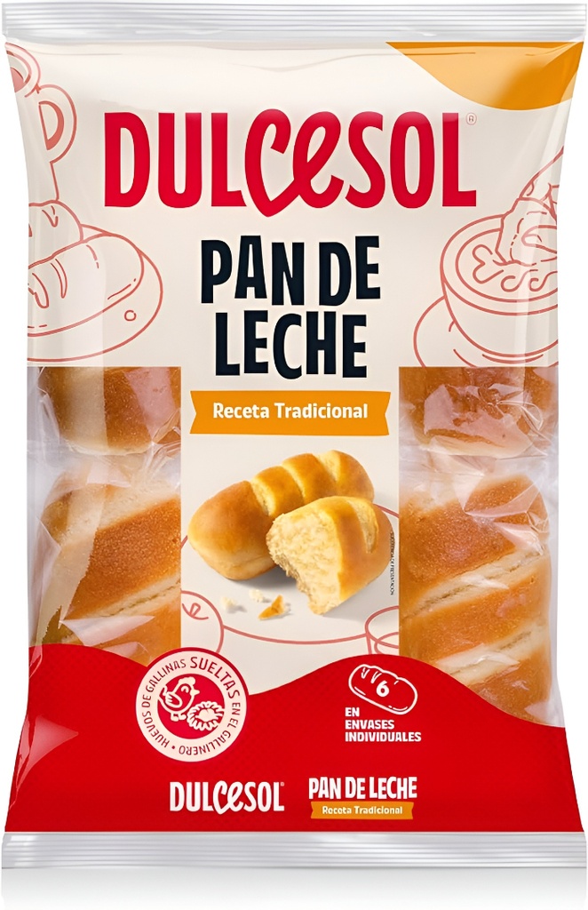 Dulcesol Buns - Traditional Pan De Leche 210g
