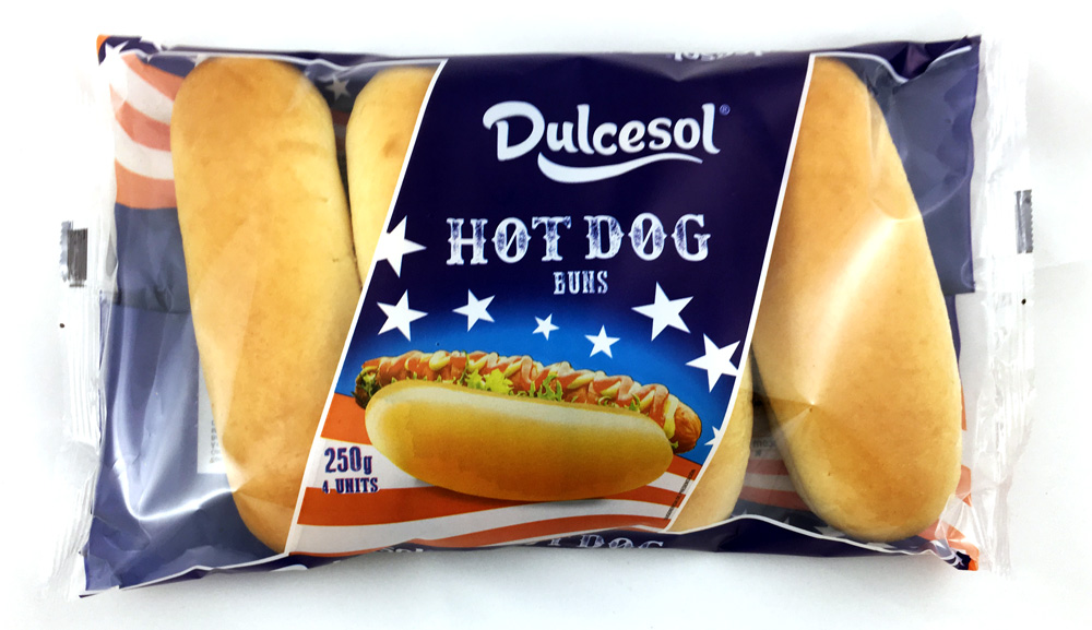 Dulcesol Buns - Hot Dog 4pc