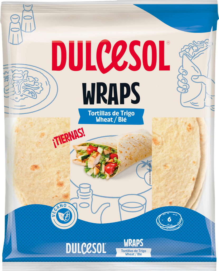Dulcesol - Tortilla Wraps 25cm X 360g