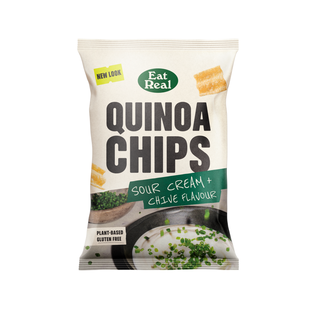 [33% OFF] Eat Real Quinoa Chips - Sour Cream & Chive X 10 X 90g