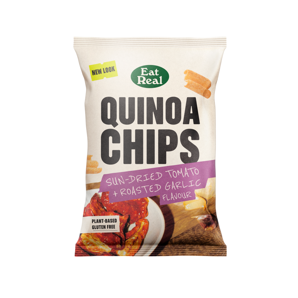 [33% OFF] Eat Real Quinoa Chips - Sundried Tomato & Garlic X 10 X 90g