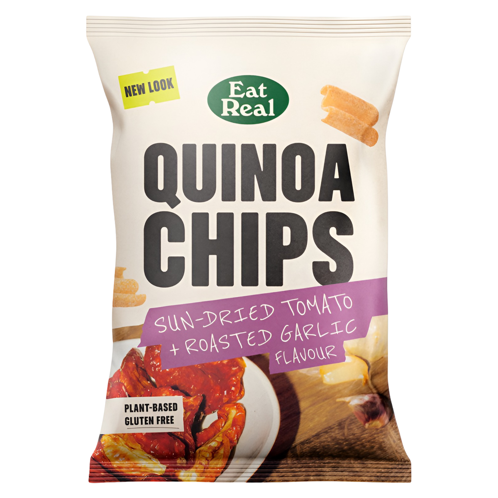 Eat Real Quinoa Chips - Sundried Tomato & Garlic X 10 X 90g