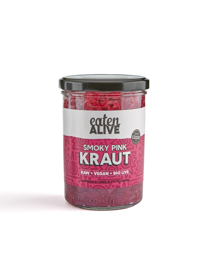 [20% OFF] Eaten Alive Chilled Fermented Food - Smoky Pink Kraut 375g