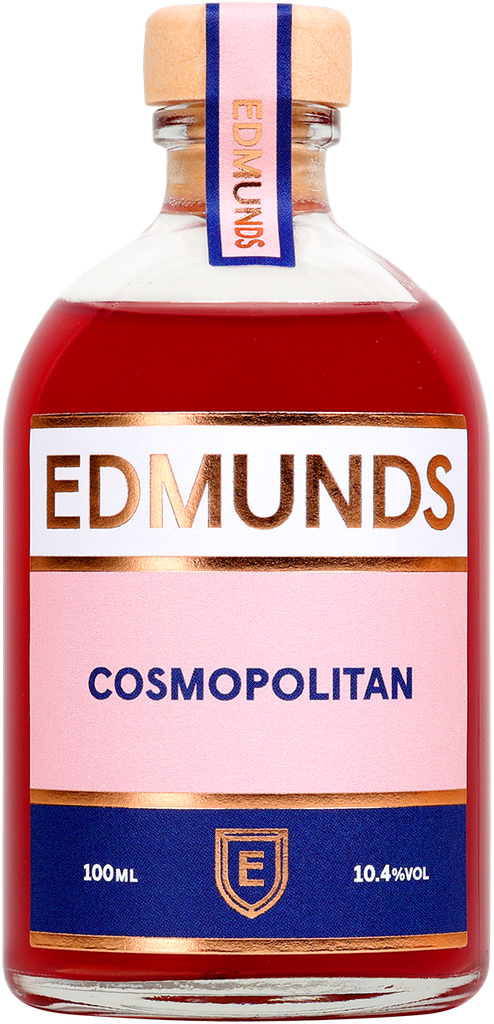 Edmunds Bottled Cocktails - Cosmopolitan 10% ABV X 6 X 100ml
