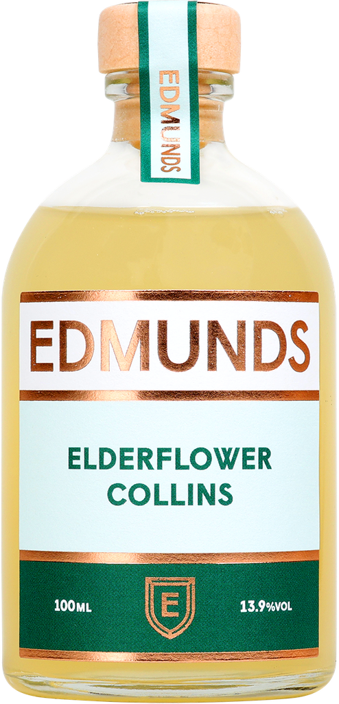 Edmunds Bottled Cocktails - Elderflower Collins 14% ABV X 6 X 100ml