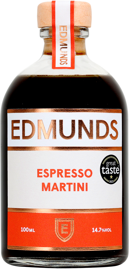 [20% OFF] Edmunds Bottled Cocktails - Espresso Martini 15% ABV X 6 X 100ml