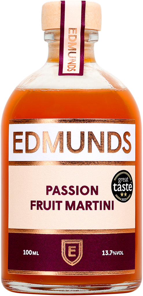 Edmunds Bottled Cocktails - Passion Fruit Martini 14% ABV X 6 X 100ml