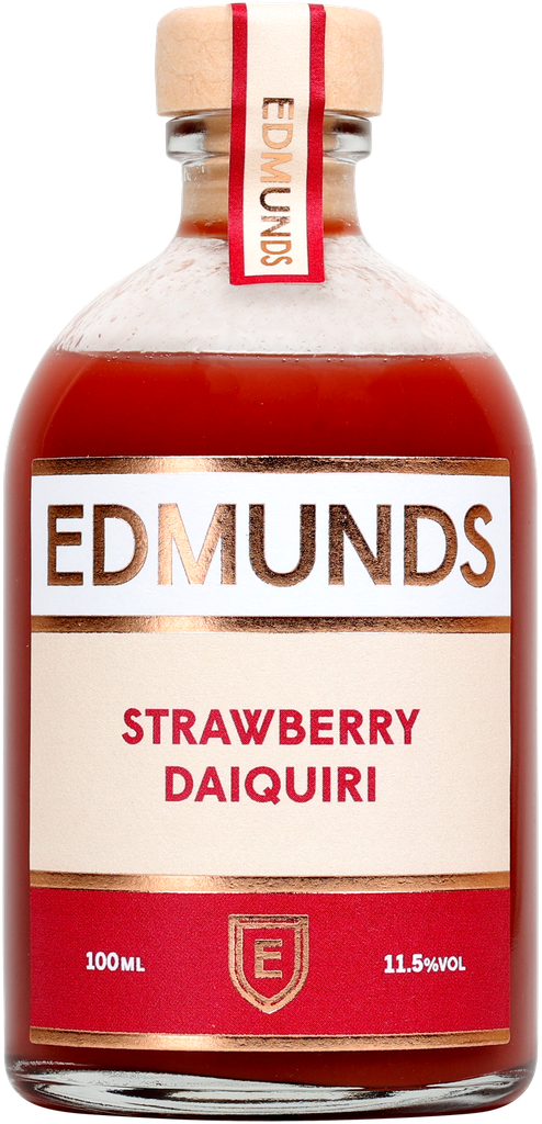[20% OFF] Edmunds Bottled Cocktails - Strawberry Daiquiri 12% ABV X 6 X 100ml