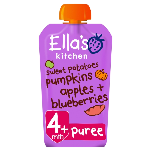 Ellas Kitchen Stage 1 - Sweet Potato Pumpkin & Blueberries (EK015) X 7 X 120g