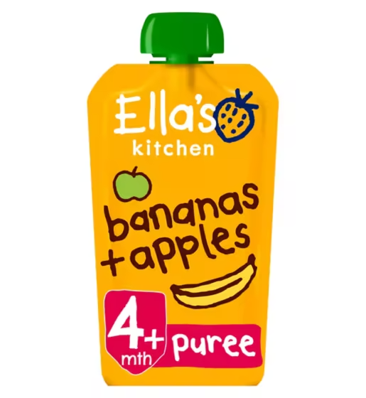 [15% OFF] Ellas Kitchen Stage 1 - Apples & Bananas (EK016) X 7 X 120g