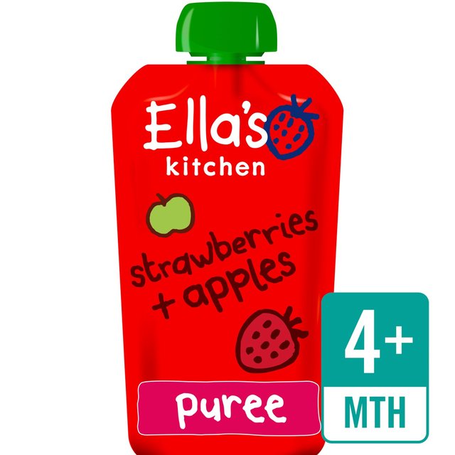 Ellas Kitchen Stage 1 - Strawberries & Apples (EK017) X 7 X 120g