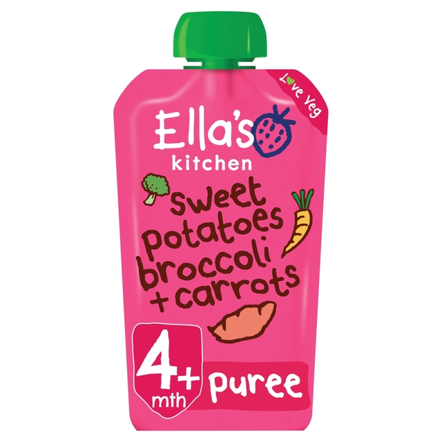 [15% OFF] Ellas Kitchen Stage 1 - Sweet Potato, Broccoli & Carrot (EK071) X 7 X 120g