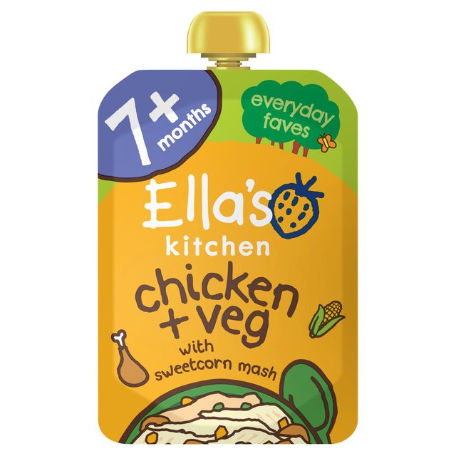 Ellas Kitchen Stage 2 - Chicken & Corn Mash (EK108) X 6 X 130g