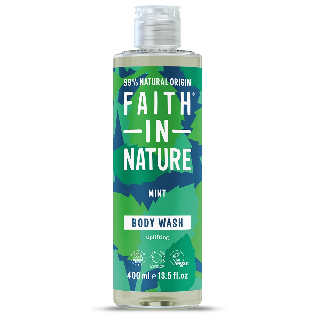 Faith In Nature Body Wash - Mint X 6 X 400ml