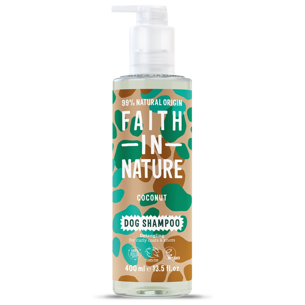 Faith In Nature Dog Shampoo - Coconut X 6 X 400ml