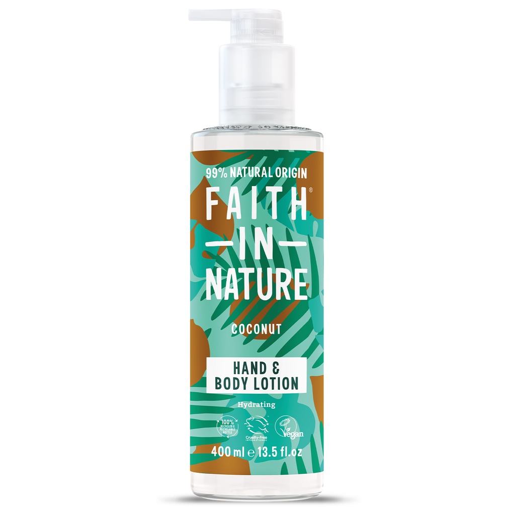 Faith In Nature Hand n Body Lotion - Coconut X 6 X 400ml
