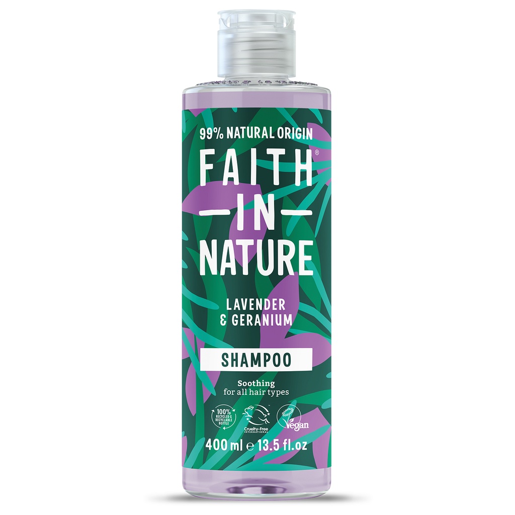 Faith In Nature Shampoo - Lavender & Geranium X 6 X 400ml