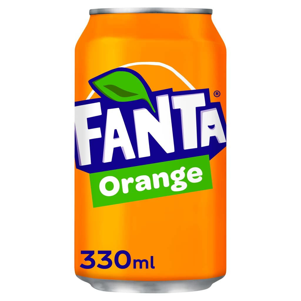 Fanta Soft Drinks - GB CAN Orange X 24 X 330ml
