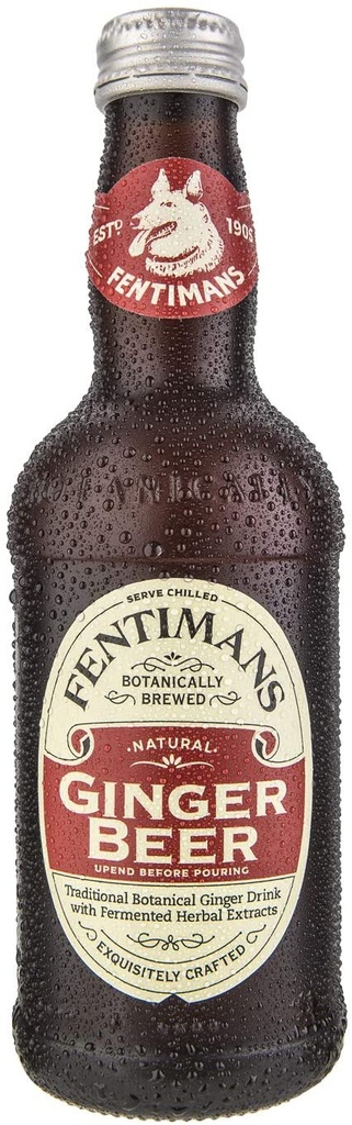 Fentimans Botanically Brewed Drinks - Ginger Beer X 12 X 275ml
