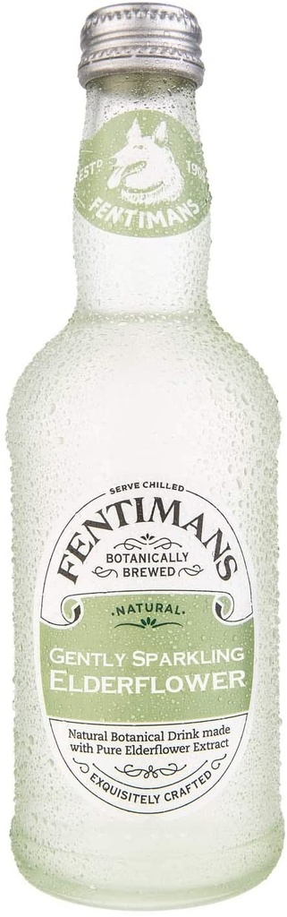 Fentimans Botanically Brewed Drinks - Gently Sparkling Elderflower X 12 X 275ml