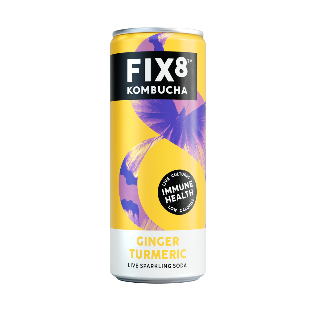 Fix8 Kombucha - Ginger Turmeric X 12 X 250ml