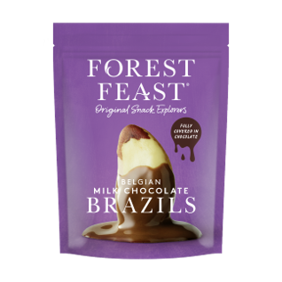 Forest Feast - Belgian Milk Chocolate Brazils 05189 X 8 X 120g