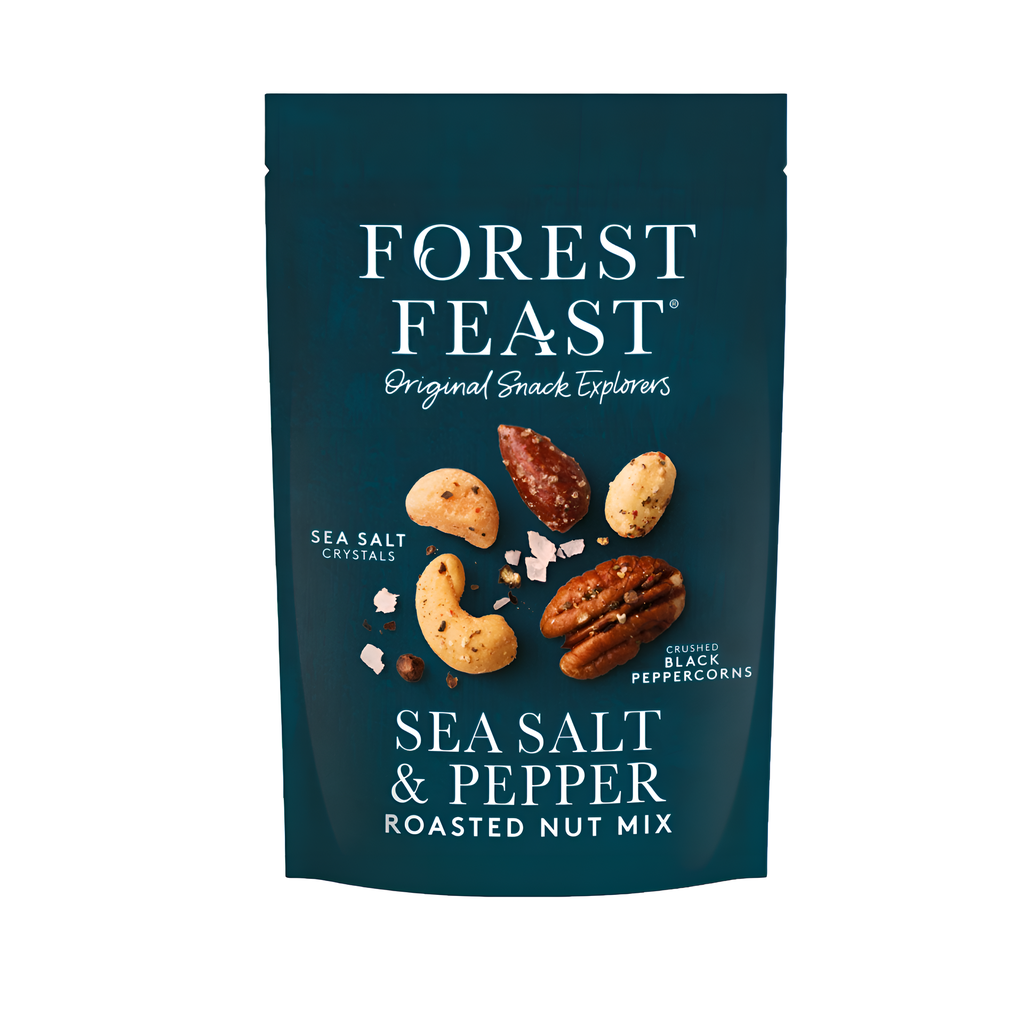Forest Feast - Sea Salt Black Peppercorn Nut Mix 05099 X 8 X 120g