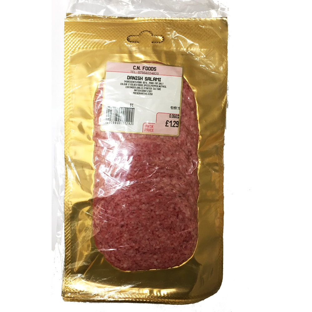 Fulwell Sliced Meats - Salami Danish £1.99 X 6 X 70g