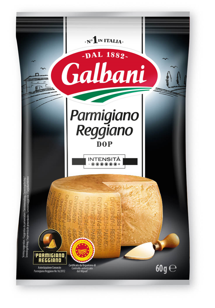Galbani Italian Cheese - Grated Parmigiano Reggiano DOP 60g