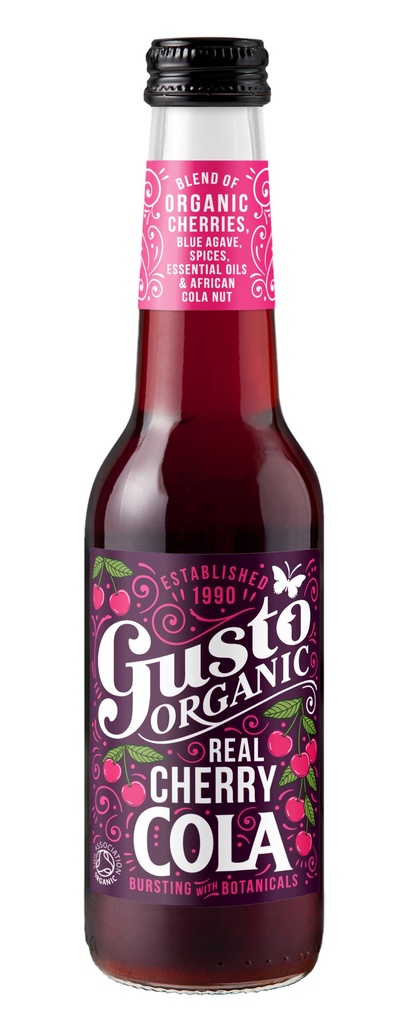 [15% OFF] Gusto Organic Drink - Real Cherry Cola X 12 X 275ml