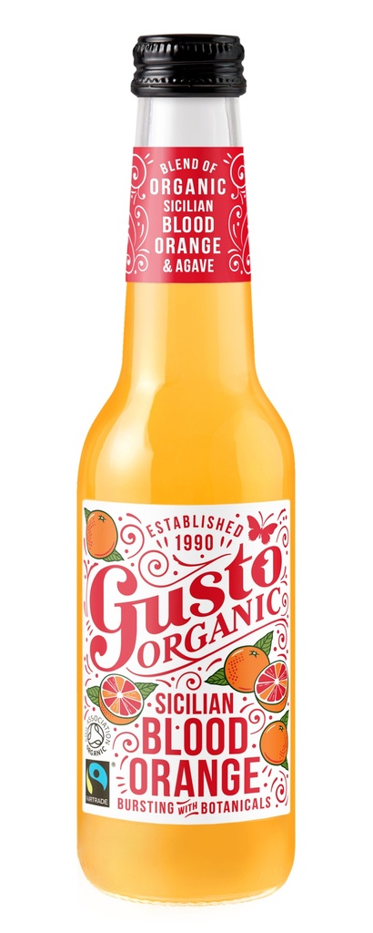 [15% OFF] Gusto Organic Drink - Sicilian Blood Orange X 12 X 275ml