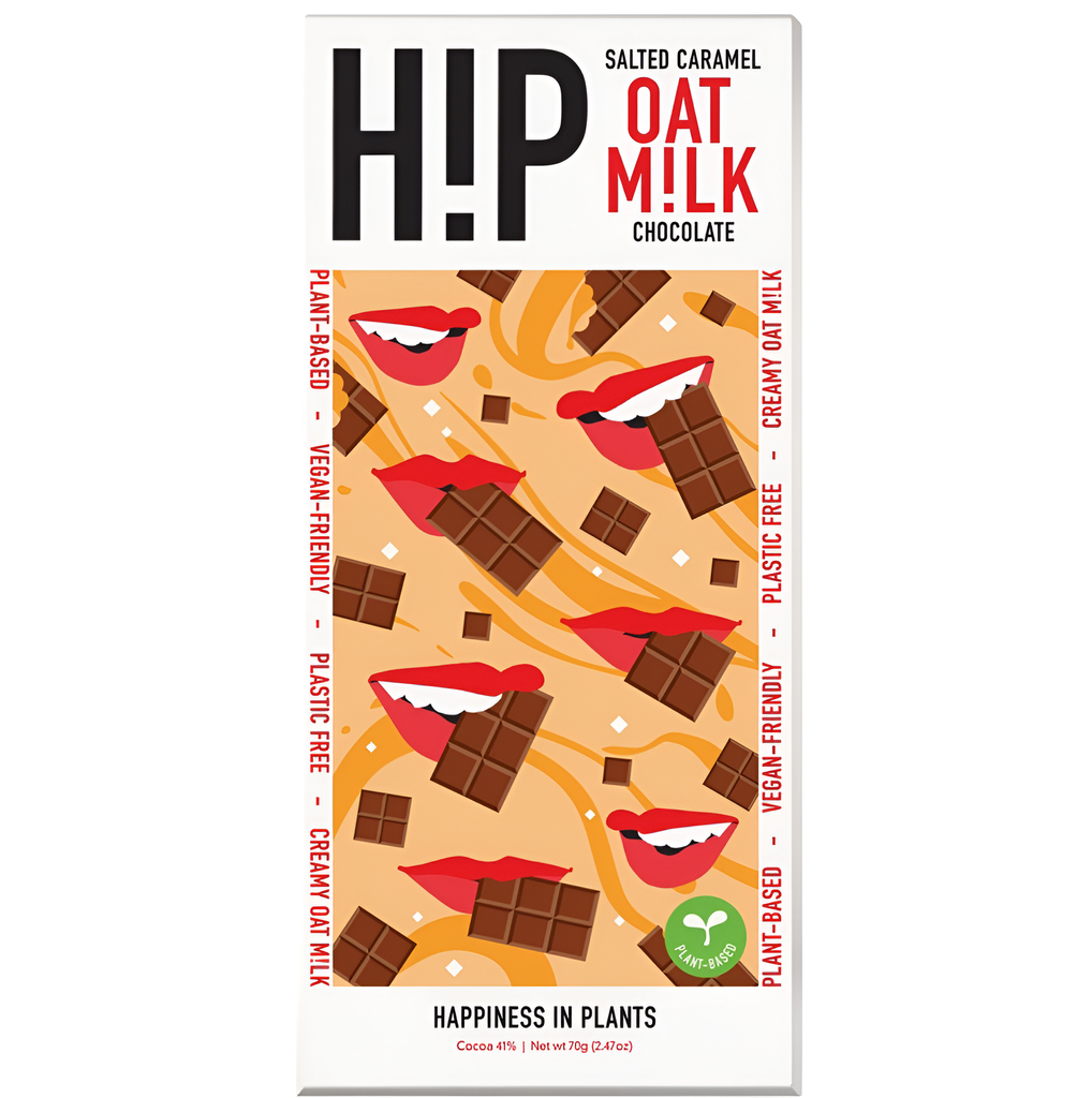 [15% OFF] HiP Oat Milk Chocolate - Salted Caramel X 12 X 70g