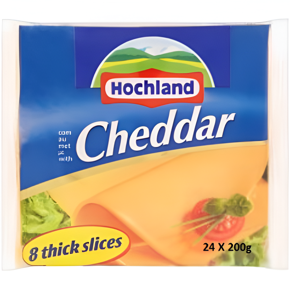 Hochland Cheddar Slices - Original 200g